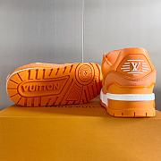 Fortok Louis Vuitton Trainer Maxi Sneakers in Orange - 3