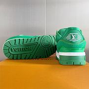 Fortok Louis Vuitton Trainer Maxi Sneakers in Green - 5