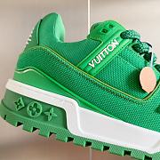 Fortok Louis Vuitton Trainer Maxi Sneakers in Green - 3