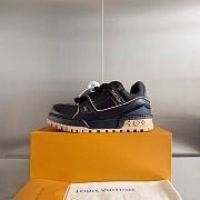 Fortok Louis Vuitton Trainer Maxi Sneakers in Black - 1