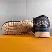 Fortok Louis Vuitton Trainer Maxi Sneakers in Black - 2