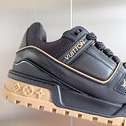Fortok Louis Vuitton Trainer Maxi Sneakers in Black - 6