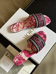 Fortok Dior Dway Slides Indy Pink Multicolor - 2