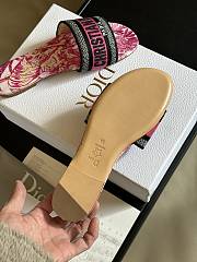 Fortok Dior Dway Slides Indy Pink Multicolor - 3