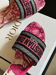 Fortok Dior Dway Slides Indy Pink Multicolor - 6