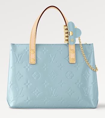 Fortok Louis Vuitton Reade PM Bag Blue M24144 22x16.5x11cm