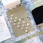 Fortok Van Cleef & Arpels Natural White Four-leaf Clover With Diamonds & Five-flower Bracelet Gold/ Silver / Rose Gold - 5
