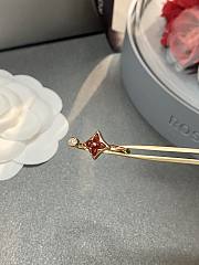 Fortok Louis Vuitton Flower Ring White/Red/Black - 3