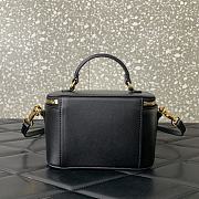 Fortok Valentino Garavani Leather Loco Vanity Case in Black 16.5x10x7.5cm - 2