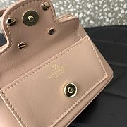 Fortok Valentino Garavani Leather Loco Vanity Case in Beige 16.5x10x7.5cm - 6