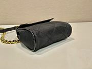 Fortok Prada Vintage Chain Hobo Bag Black 1BD643 14x13x5cm - 6