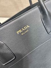 Fortok Prada Black Leather Tote Bag 1BG508 40x29x20cm - 2