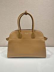 Fortok Prada Brown Leather Tote Bag 1BG508 40x29x20cm - 1