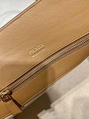 Fortok Prada Brown Leather Tote Bag 1BG508 40x29x20cm - 4