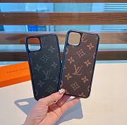 Fortok Louis Vuitton Classic Presbyopic Phone Case Black/Brown - 1