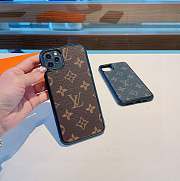 Fortok Louis Vuitton Classic Presbyopic Phone Case Black/Brown - 2