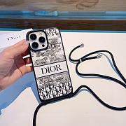 Fortok Dior Floral Crossbody Phone Case - 6