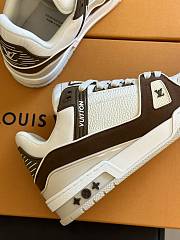 Fortok Louis Vuitton Moka Trainers White/Brown - 4