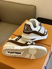 Fortok Louis Vuitton Moka Trainers White/Brown - 2