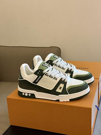 Fortok Louis Vuitton Moka Trainers White/Green