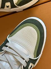 Fortok Louis Vuitton Moka Trainers White/Green - 4