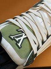 Fortok Louis Vuitton Moka Trainers White/Green - 3