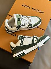 Fortok Louis Vuitton Moka Trainers White/Green - 2