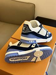 Fortok Louis Vuitton Moka Trainers White/Blue - 6