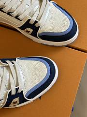 Fortok Louis Vuitton Moka Trainers White/Blue - 5