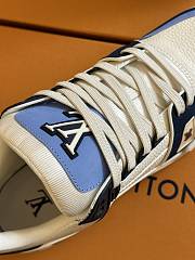 Fortok Louis Vuitton Moka Trainers White/Blue - 3