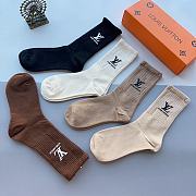 Fortok Louis Vuitton Silicone Socks Set - 5