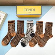 Fortok Fend Double F Logo Socks Set - 1