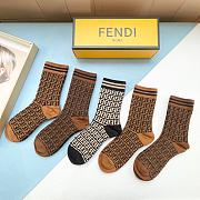 Fortok Fend Double F Logo Socks Set - 2