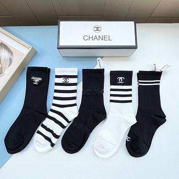 Fortok Chanel Socks Set