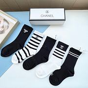 Fortok Chanel Socks Set - 5