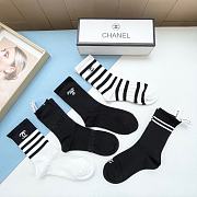 Fortok Chanel Socks Set - 4
