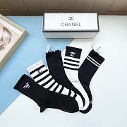 Fortok Chanel Socks Set - 3