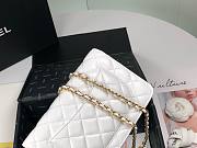 Fortok Chanel Woc Flap Bag White 33814 19x12x5cm - 2