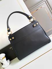 Fortok Celine Medium Annabel Bag In Supple Calfskin Black 113343 36.5x28.5x10cm - 6