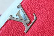 Fortok Louis Vuitton Capucines Mini Bag in Red Taurillon Leather 21x14x8cm - 3