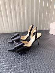 Fortok Mach & Mach Le Cadeau Slingback Pumps Black 9cm - 1