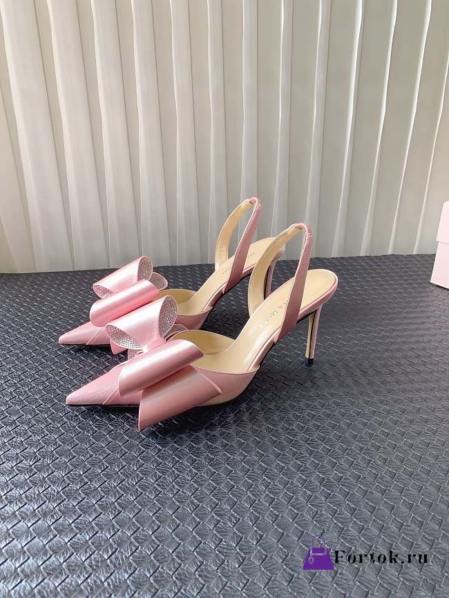 Fortok Mach & Mach Le Cadeau Slingback Pumps Light Pink 9cm - 1