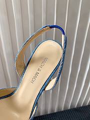 Fortok Mach & Mach Le Cadeau Slingback Pumps Denim 9cm - 4