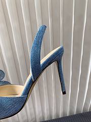 Fortok Mach & Mach Le Cadeau Slingback Pumps Denim 9cm - 3