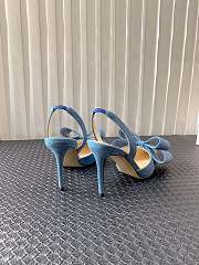 Fortok Mach & Mach Le Cadeau Slingback Pumps Denim 9cm - 2
