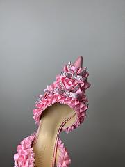 Fortok Mach & Mach Beauty Of Antoinette Satin Slingback Pump Pink - 6