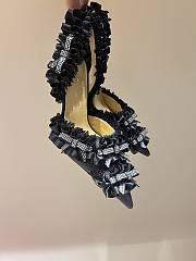 Fortok Mach & Mach Beauty Of Antoinette Satin Slingback Pump Black - 1