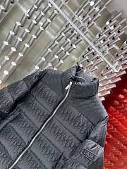 Fortok Dior Oblique Down Jacket Black Nylon Jacquard - 4