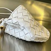 Fortok Bottega Veneta Mini Sardine Bag White 20x12x2.5cm - 6