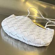 Fortok Bottega Veneta Mini Sardine Bag White 20x12x2.5cm - 3